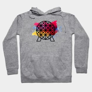 Spaceship Earth - Red Splatter Hoodie